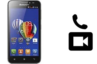 Hacer videollamadas con un Lenovo A606