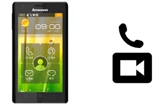 Hacer videollamadas con un Lenovo K800