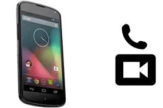 Hacer videollamadas con un LG Nexus 4 E960