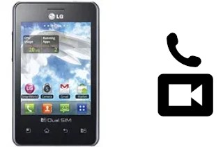 Hacer videollamadas con un LG Optimus L3 E405