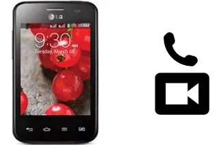 Hacer videollamadas con un LG Optimus L3 II Dual