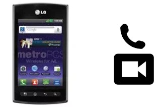 Hacer videollamadas con un LG Optimus M+ MS695