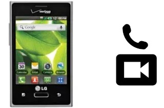 Hacer videollamadas con un LG Optimus Zone VS410