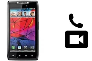 Hacer videollamadas con un Motorola RAZR XT910