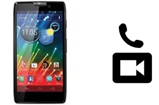 Hacer videollamadas con un Motorola RAZR HD XT925