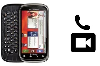 Hacer videollamadas con un Motorola Cliq 2