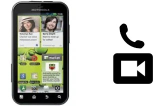 Hacer videollamadas con un Motorola DEFY+