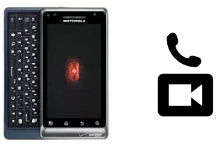 Hacer videollamadas con un Motorola DROID 2