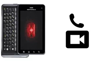 Hacer videollamadas con un Motorola DROID 3