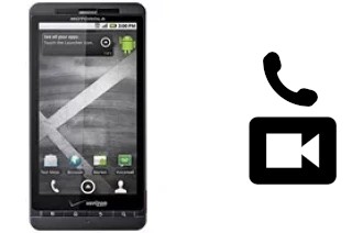 Hacer videollamadas con un Motorola DROID X