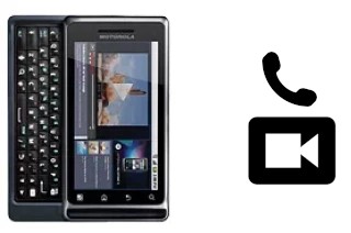 Hacer videollamadas con un Motorola MILESTONE 2