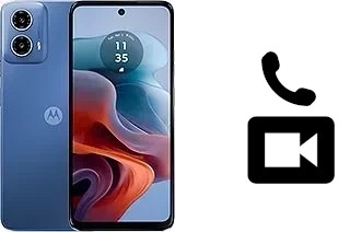 Hacer videollamadas con un Motorola Moto G34