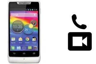 Hacer videollamadas con un Motorola RAZR D1