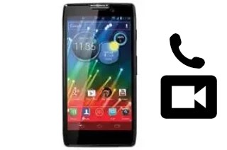 Hacer videollamadas con un Motorola RAZR HD