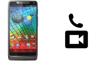 Hacer videollamadas con un Motorola RAZR i XT890