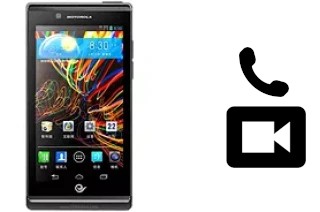 Hacer videollamadas con un Motorola RAZR V XT889