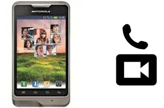 Hacer videollamadas con un Motorola XT390