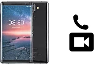 Hacer videollamadas con un Nokia 8 Sirocco