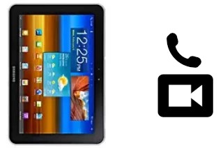 Hacer videollamadas con un Samsung Galaxy Tab 8.9 4G P7320T