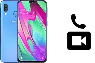 Hacer videollamadas con un Samsung Galaxy A40