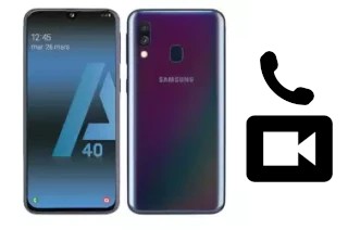 Hacer videollamadas con un Samsung Galaxy A40s