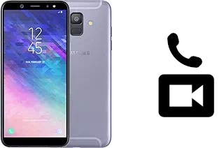 Hacer videollamadas con un Samsung Galaxy A6 (2018)