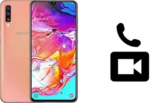 Hacer videollamadas con un Samsung Galaxy A70