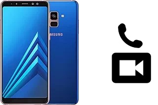 Hacer videollamadas con un Samsung Galaxy A8+ (2018)