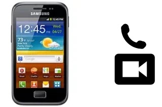 Hacer videollamadas con un Samsung Galaxy Ace Plus S7500