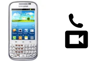 Hacer videollamadas con un Samsung Galaxy Chat B5330