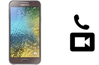 Hacer videollamadas con un Samsung Galaxy E5