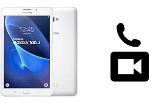 Hacer videollamadas con un Samsung Galaxy Tab J