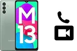 Hacer videollamadas con un Samsung Galaxy M13 (India)