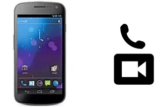 Hacer videollamadas con un Samsung Galaxy Nexus I9250M