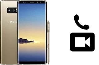 Hacer videollamadas con un Samsung Galaxy Note8