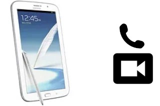 Hacer videollamadas con un Samsung Galaxy Note 8.0 Wi-Fi