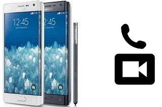 Hacer videollamadas con un Samsung Galaxy Note Edge