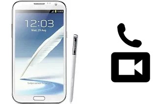 Hacer videollamadas con un Samsung Galaxy Note II N7100