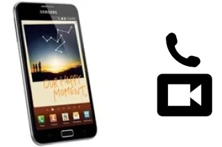 Hacer videollamadas con un Samsung Galaxy Note N7000