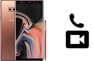 Hacer videollamadas con un Samsung Galaxy Note9