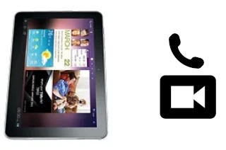 Hacer videollamadas con un Samsung Galaxy Tab 10.1 P7510