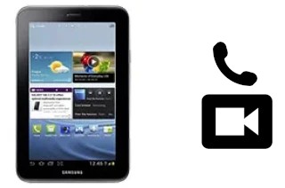 Hacer videollamadas con un Samsung Galaxy Tab 2 7.0 P3110