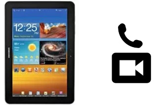 Hacer videollamadas con un Samsung Galaxy Tab 8.9 P7310