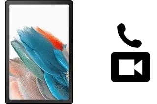 Hacer videollamadas con un Samsung Galaxy Tab A8 10.5 (2021)