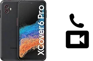 Hacer videollamadas con un Samsung Galaxy Xcover6 Pro