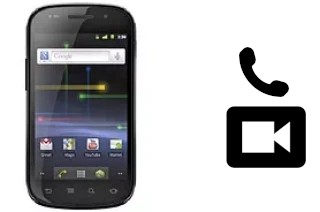 Hacer videollamadas con un Samsung Google Nexus S