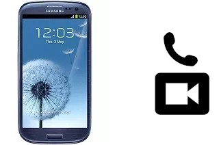 Hacer videollamadas con un Samsung I9300 Galaxy S III