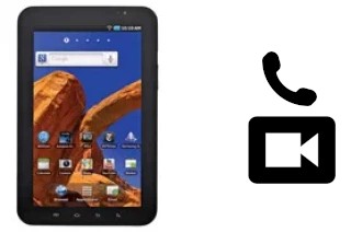 Hacer videollamadas con un Samsung P1010 Galaxy Tab Wi-Fi