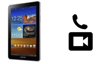 Hacer videollamadas con un Samsung P6800 Galaxy Tab 7.7