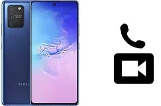 Hacer videollamadas con un Samsung Galaxy S10 Lite